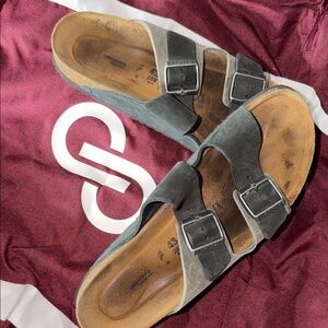 Great used condition Birkenstock for James Perse Arizona Sandal